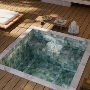 Square Prime Banco Simples Diazul Piscinas - MARPool