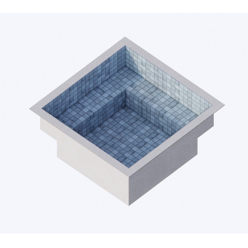 Square Prime Banco Duplo Diazul Piscinas MARPool